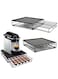 Coffee Pod Storage Drawer Holder 36 Coffee Capsules Organizer Coffee Box Drawer Compatible with Dolce Gusto Coffee Pod
