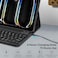 Muzz Keyboard Case for iPad Pro 13 Inch (2024) M4, Pencil Holder, with Screen Protector, Detachable Keyboard, English and Arabic (iPad Pro 13 inch (m4))