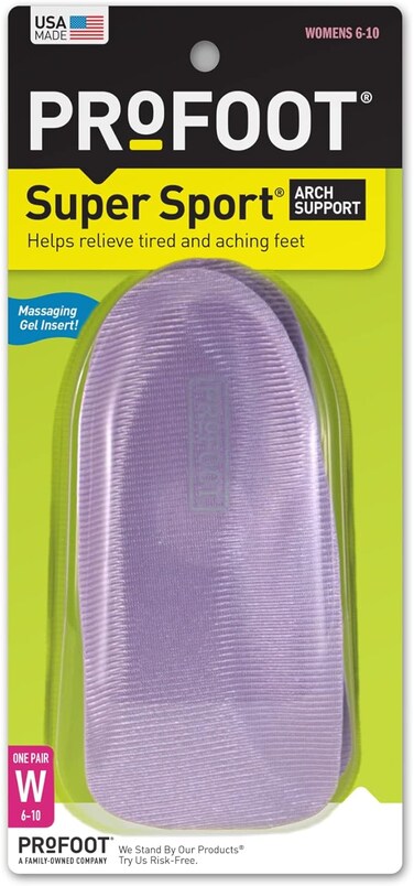 ProFoot Super Sport Arch Support for Women, Fits All, 1 Unit