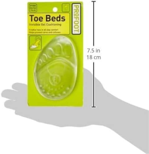 ProFoot Toe Beds Invisible Gel Cushioning, 1 Pair