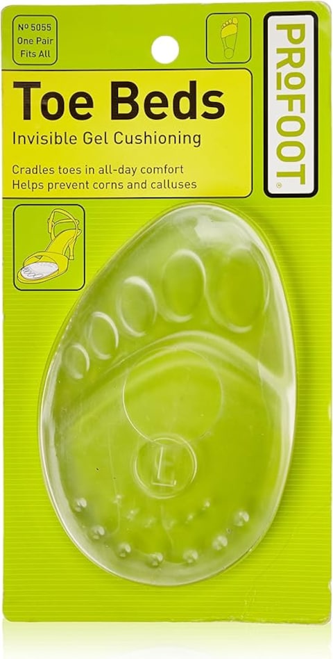 ProFoot Toe Beds Invisible Gel Cushioning, 1 Pair