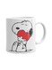 Printed Mug White/Black/Red Standard