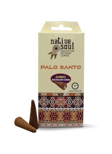 Natural Palo Santo Back Flow Incense Cones