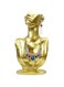 Homeanda White Resin Necklace Pendant Chain Earring Jewelry Jewellry Bust Mannequin Organizer Holder Stand (Goden, XL)