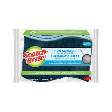 Scotch-Brite Non-Scratch Scrub Sponge  MP-3-8-D 3 PCS