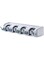 Mop and Broom Holder, Garden Tool Organizer, Multipurpose Wall Mounted 4 Ball Slots with 5 hooks Storage Rack