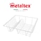 Metaltex White Piccolo Dish Drainer &ndash; Compact &amp; Durable with LDPE Coating
