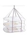 Looca 3-Tier Folded Mesh Clothes Hanging Dryer Sweater Drying Rack 30.3" L 24.5" W30.7 H