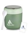 ANVELO 530ml Stainless Steel Insulated Soup Flask - Leakproof w/Detachable Spoon, Wide Mouth Stew Beaker for Hot/Cold Meals, Travel School Office - Lunch Box for Soup Porridge (Green - 10x11.8cm)