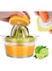 lemon orange juicer manual hand press with built-in measuring cup and grater