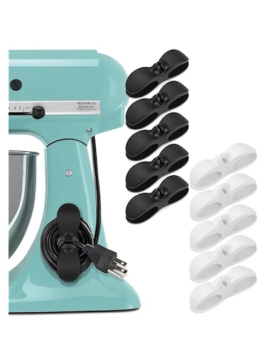 MUMOO BEAR Cord Organizer Cord Wrap Cord Holder Cable Organizer for Home and Kitchen Appliances Like Mixer, Blender, Coffee Maker, Pressure Cooker Air Fryer and Mobile cable (10, Multi)