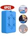 4 Pcs Reusable Ice Packs for Lunch Box - Ultra Thin Freezer Packs for Coolers, Long-Lasting Cooling Gel Packs for Work/School/Picnic/Camping, Food Freshness Cooler Bag Accessories with Lightweight Design