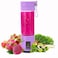 Portable Electric Juicer Bottle - 6 Blades USB Rechargeable Blender for Shakes &amp; Smoothies (300ml)