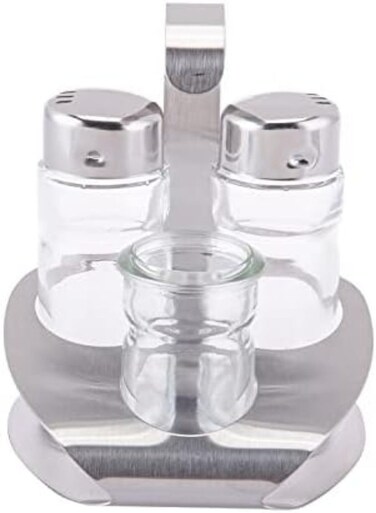 Salt And Pepper W/Toothpick Holder
