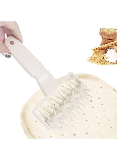 Dough Docker, Pizza Docking Tool DIY Plastic Pizza Cookies Dough Roller Wheels Cutter Cake Bread Hole Punch Baking Tools