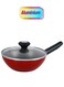 Classique Covered Wok Glass Lid Red 8/20cm