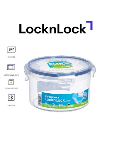 Round Food Storage Container 750ml Airtight Leakproof Lid, BPA-Free, Microwave, Freezer &amp; Dishwasher Safe, Food Storage for Meal Prep, Snacks &amp; Leftovers
