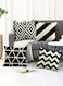 Throw Pillow Covers 18x18 Inch Squre Linen Breathable Modern Geometric Pillow Cushion Case,Decorative Sofa Pillow Case Set for Couch,Sofa,Chair,Car,Bedroom,Living Room