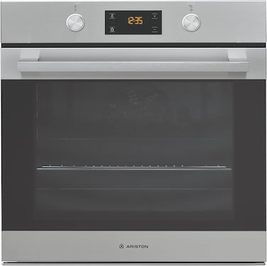Ariston Built In 60cm Electric Oven With 7 Programs, Digital Display, Electronic Temperature Control, Self-cleaning technology, Grill, Inox, FA5844JHIXAR , 1 Year Warranty