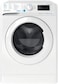 Indesit Innex Washer Dryer 7Kg Wash &amp; 6Kg Dry, Fully Automatic Front Load Combo Washer Dryer, 1400 RPM, 16 Programs, Steam Wash, One Touch Press Push&amp;Wash+Dry, MADE IN ITALY - BDE-764WV-GCC-White