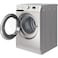 Indesit Mytime 8Kg Front Load Washing Machine 1400 RPM, Inverter Motor, 16 Washing Programs, Big Digit Display, Child Lock, Made in Poland- MTWE-81483SGCC- Silver