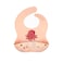 Sassi  Silicone Bib &ldquo;Slurpy the Octopus&rdquo; &ndash; Waterproof Baby &amp; Toddler Feeding Bib with Food Catch Pocket