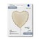 18" Foil Balloon Heart Satin Cream