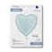 18" Foil Balloon Heart Satin Pastel Blue