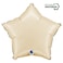 18" Foil Balloon Star Satin Cream
