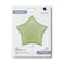 18" Foil Balloon Star Satin Olive Green