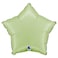 18" Foil Balloon Star Satin Olive Green