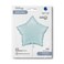 18" Foil Balloon Star Satin Pastel Blue