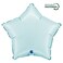 18" Foil Balloon Star Satin Pastel Blue