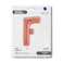 26" Foil Balloon Letter F Rose Gold