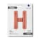 26" Foil Balloon Letter H Rose Gold
