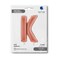 26" Foil Balloon Letter K Rose Gold