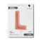 26" Foil Balloon Letter L Rose Gold