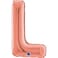 26" Foil Balloon Letter L Rose Gold