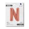 26" Foil Balloon Letter N Rose Gold