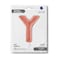 26" Foil Balloon Letter Y Rose Gold