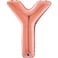 26" Foil Balloon Letter Y Rose Gold