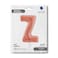 26" Foil Balloon Letter Z Rose Gold