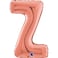 26" Foil Balloon Letter Z Rose Gold