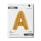 26" Foil Balloon Letter A Gold