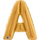 26" Foil Balloon Letter A Gold