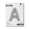 26" Foil Balloon Letter A Silver