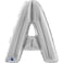 26" Foil Balloon Letter A Silver