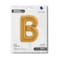 26" Foil Balloon Letter B Gold