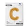 26" Foil Balloon Letter C Gold