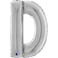 26" Foil Balloon Letter D Silver